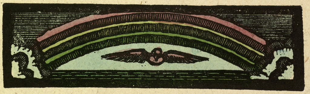 Detail of Illustration of English Tales Folk Tales and Ballads. A Rainbow and a Bird by Anonymous