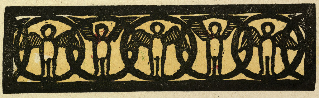 Detail of Illustration of English Tales Folk Tales and Ballads. Five Angels by Anonymous