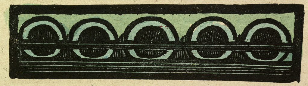 Detail of Illustration of English Tales Folk Tales and Ballads. Five Plates in a Cupboard by Anonymous