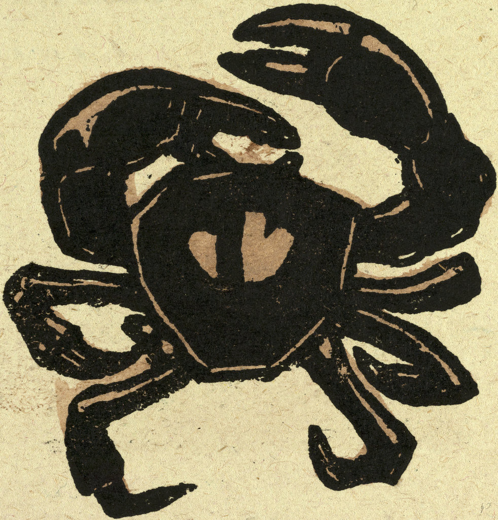 Detail of Illustration of English Tales Folk Tales and Ballads. A Crab by Anonymous