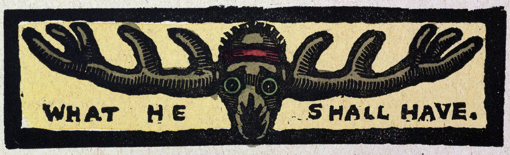 Detail of Illustration of English Tales Folk Tales and Ballads. Antler by Anonymous