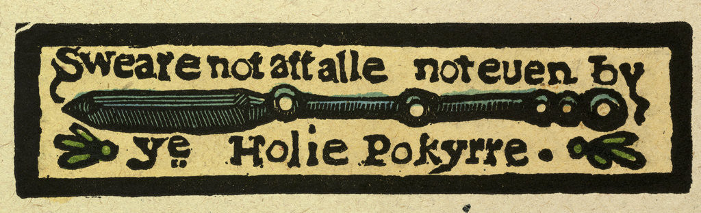 Detail of Illustration of English Tales Folk Tales and Ballads. Poker by Anonymous
