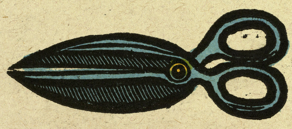 Detail of Illustration of English Tales Folk Tales and Ballads. Scissors by Anonymous