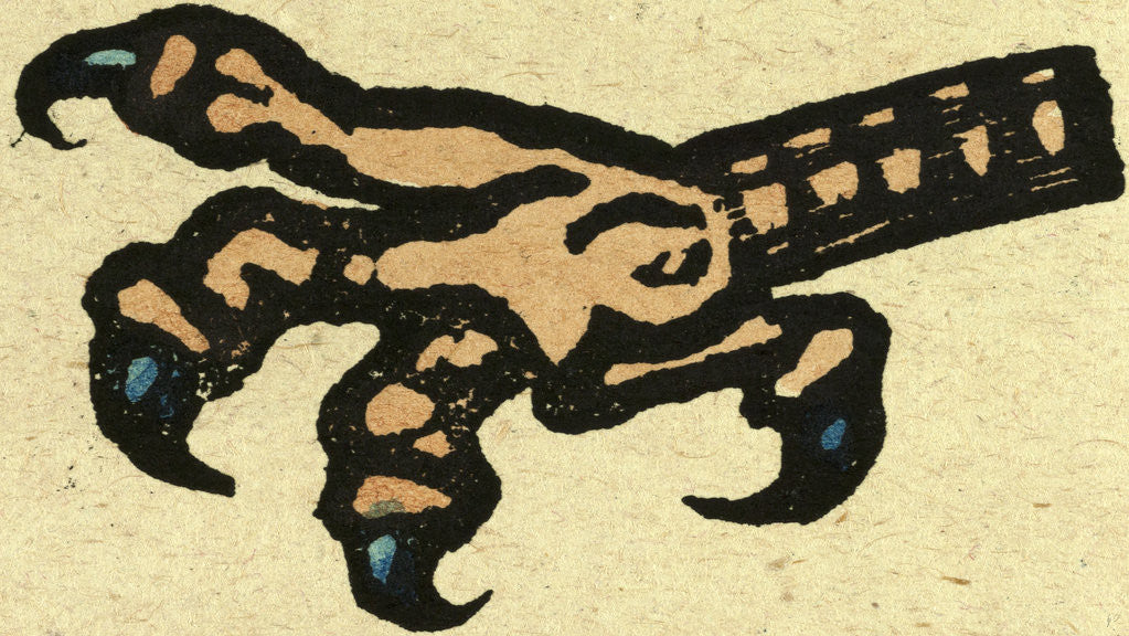 Detail of Illustration of English Tales Folk Tales and Ballads. A Claw by Anonymous