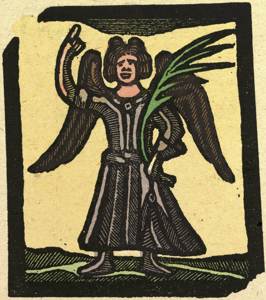 Detail of Illustration of English Tales Folk Tales and Ballads. An Angel by Anonymous