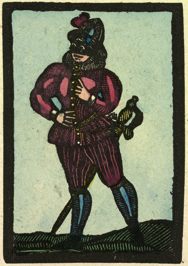 Detail of Illustration of English Tales Folk Tales and Ballads. A Man Wearing Red Clothes by Anonymous