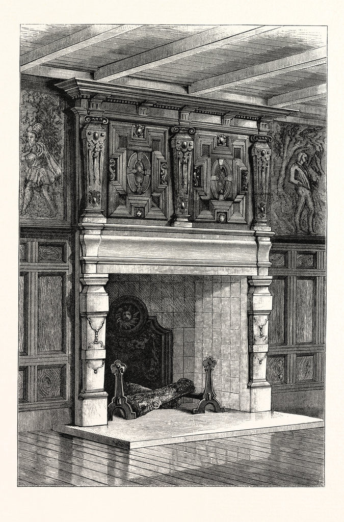 Detail of Chimney Piece from Lime Street, London by Anonymous