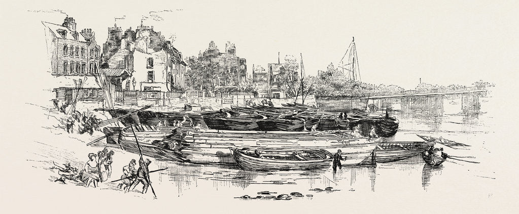 Detail of Whistler's House at Old Chelsea by Anonymous