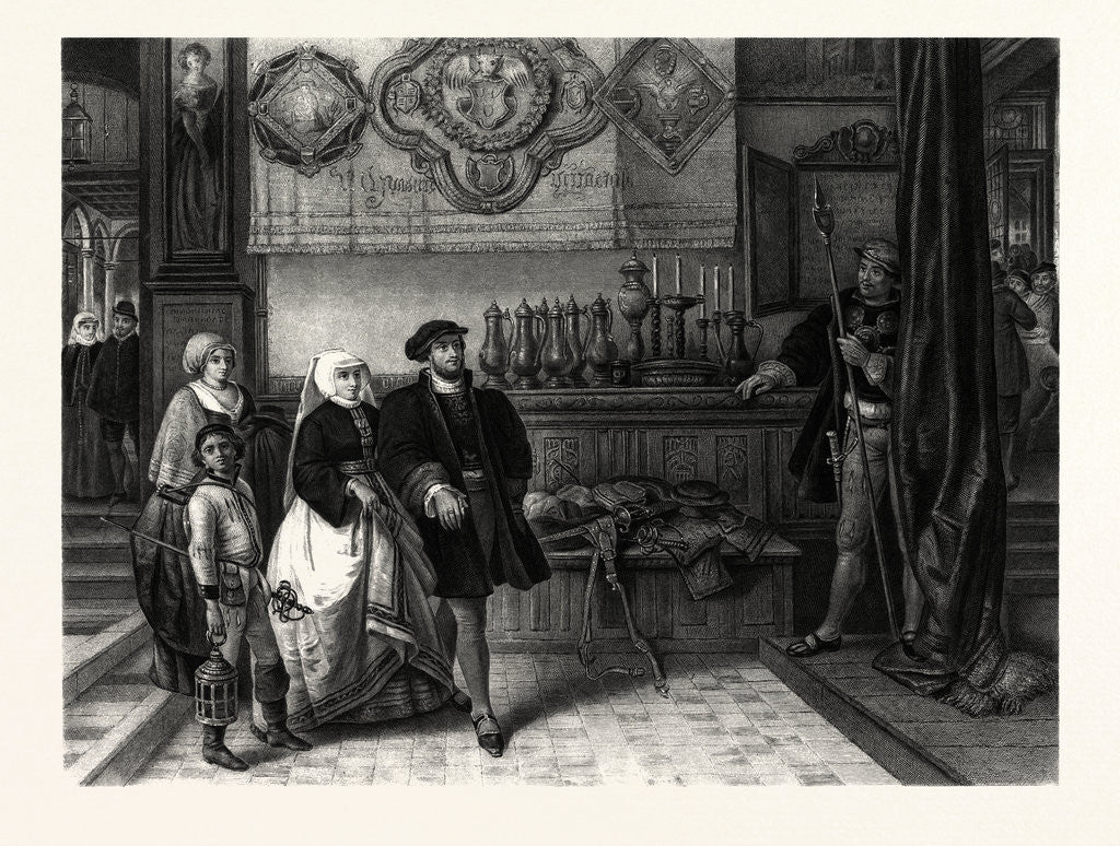 Detail of The Guests by Anonymous