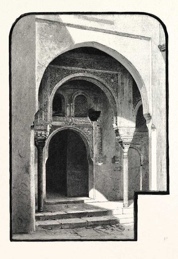 Detail of Court of a Mosque by Anonymous