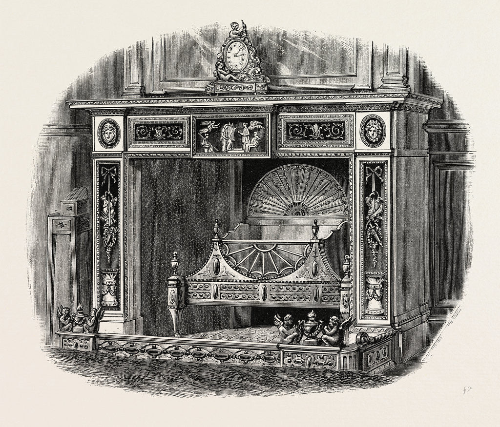 Detail of Sir Dudley Majoribanks's Chimney Piece, with Plaques by Wedgwood by Anonymous