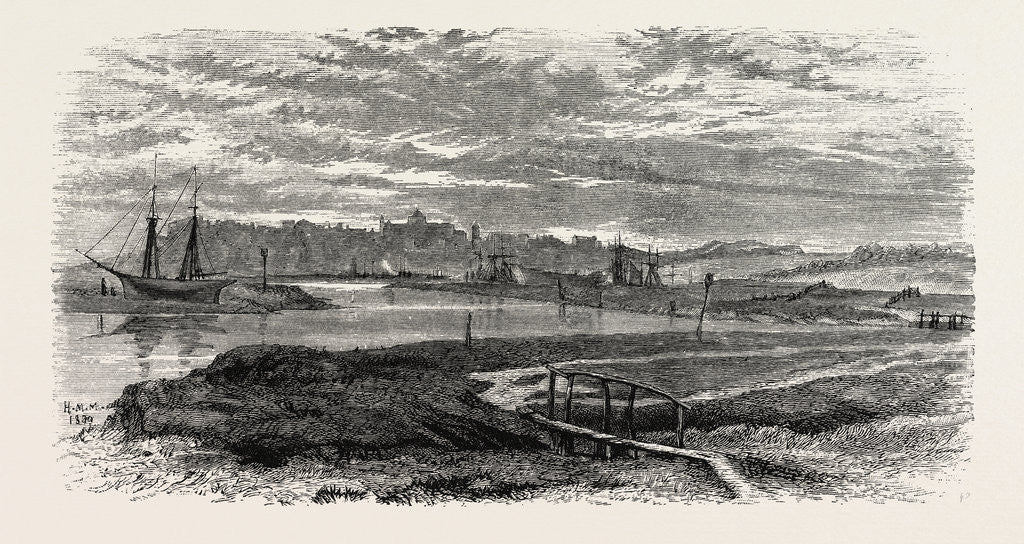 Detail of Rye from the North by Anonymous