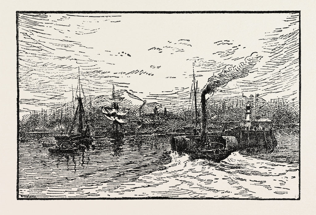 Detail of Port of Leith by Anonymous