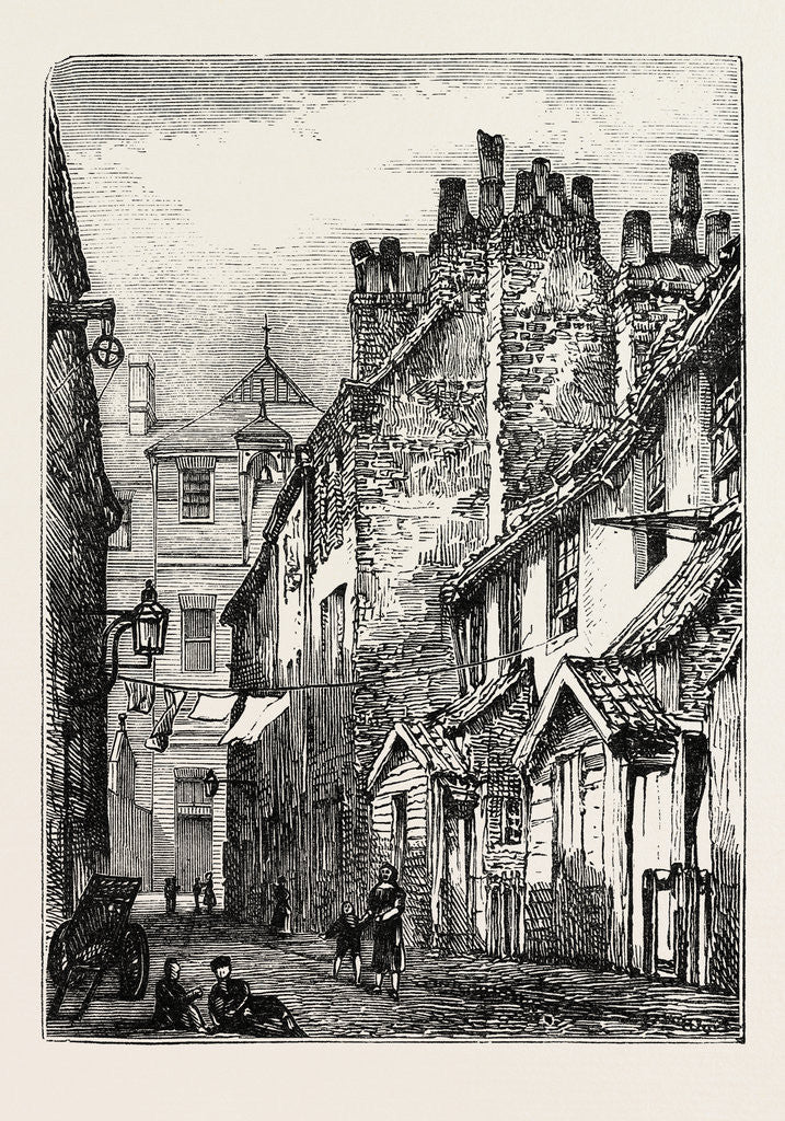 Detail of Back Street or Alley in Whitechapel, London by Anonymous