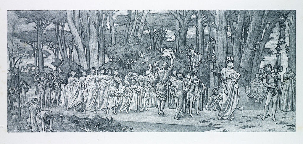 Detail of The Daphnephoria by Anonymous