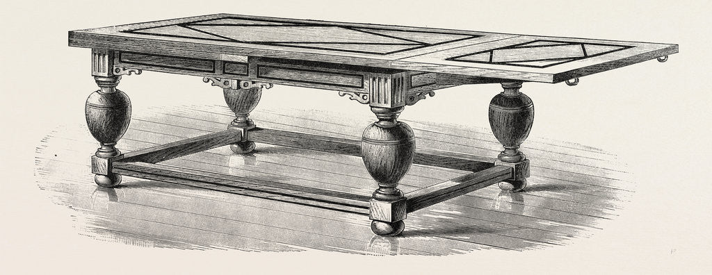 Detail of A Drawing Table. Seventeenth Century by Anonymous