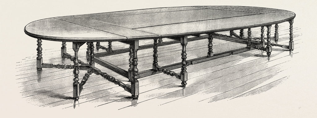 Detail of A Folding Table by Anonymous
