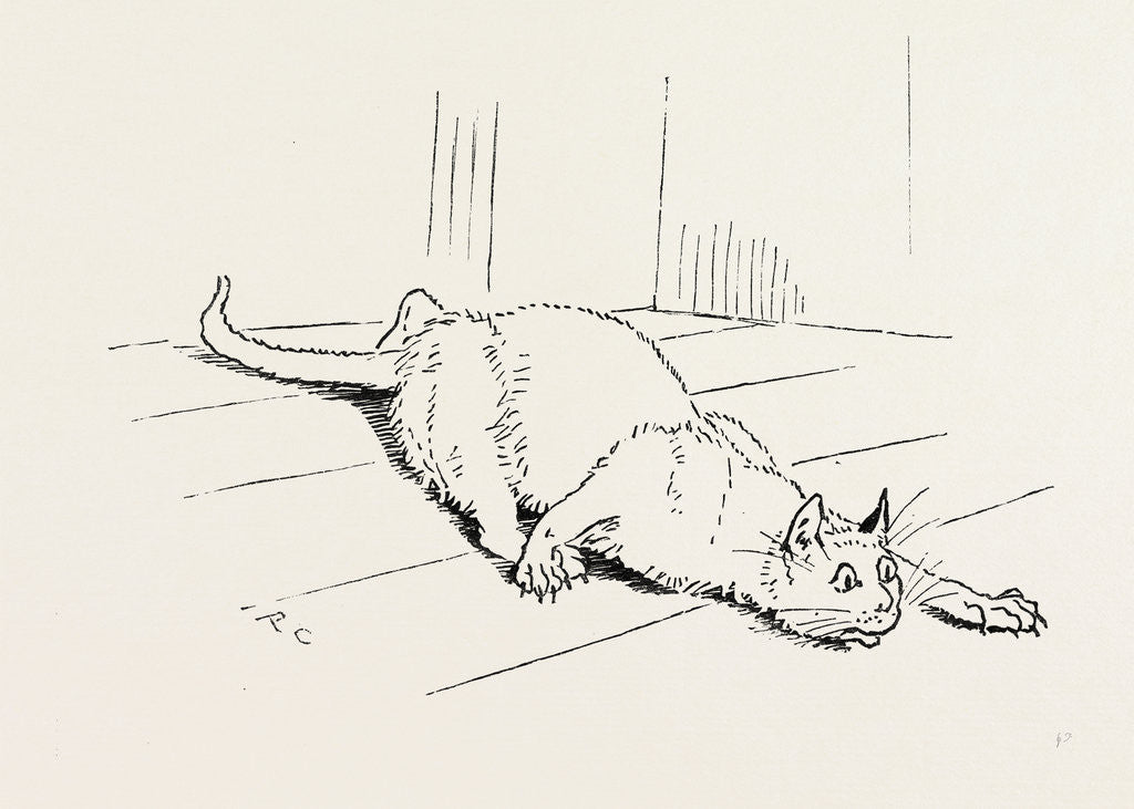 Detail of The Cat that Ate the Rat, 19th Century by Anonymous
