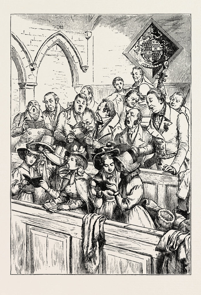 Detail of The Village Choir by Anonymous