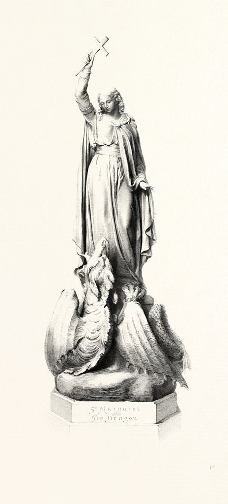 Detail of St. Margaret and the Dragon by Anonymous