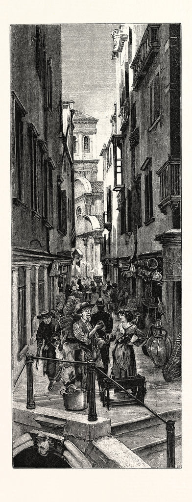 Detail of Ponto Dell Olio, Venice, Italy by Anonymous