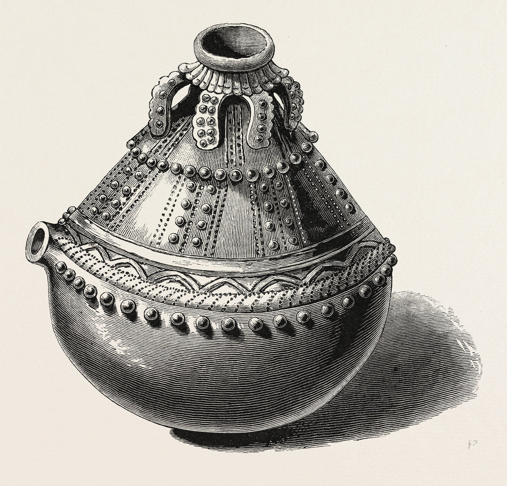 Detail of Red Glaze Water Vase. by Anonymous