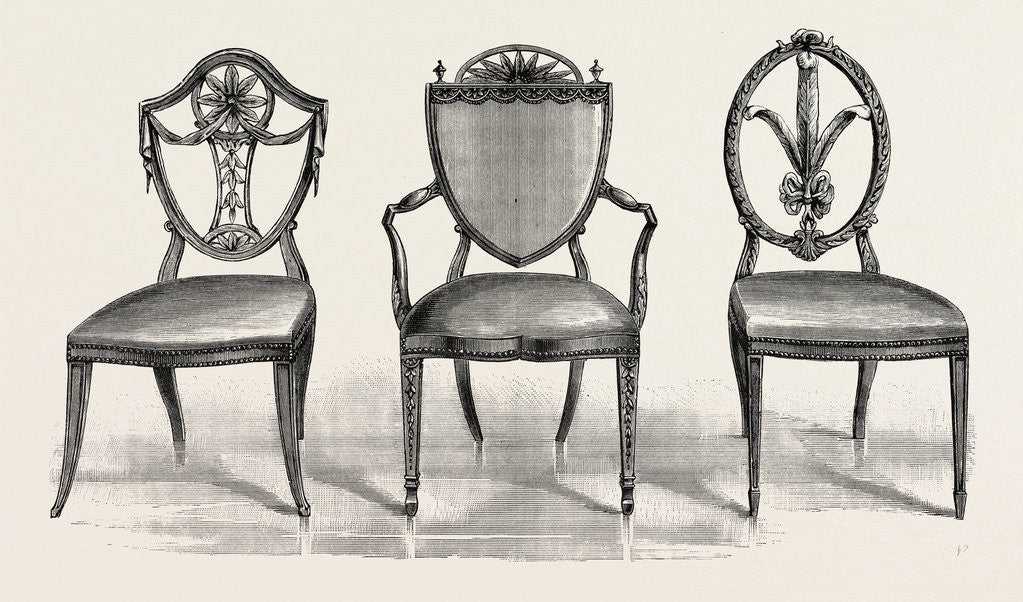 Detail of Chairs, 1789 by Anonymous