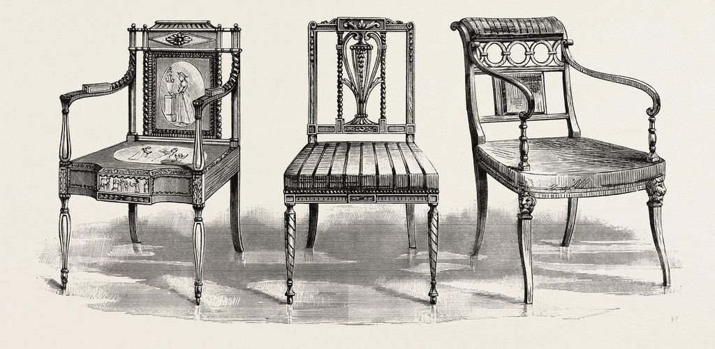 Detail of Chairs, 1793 1802 by Anonymous