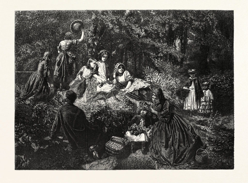 Detail of Holiday in the Woods by Anonymous