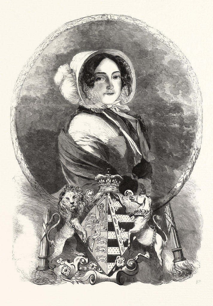 Detail of Her Royal Highness the Late Duchess Oe Kent by Anonymous