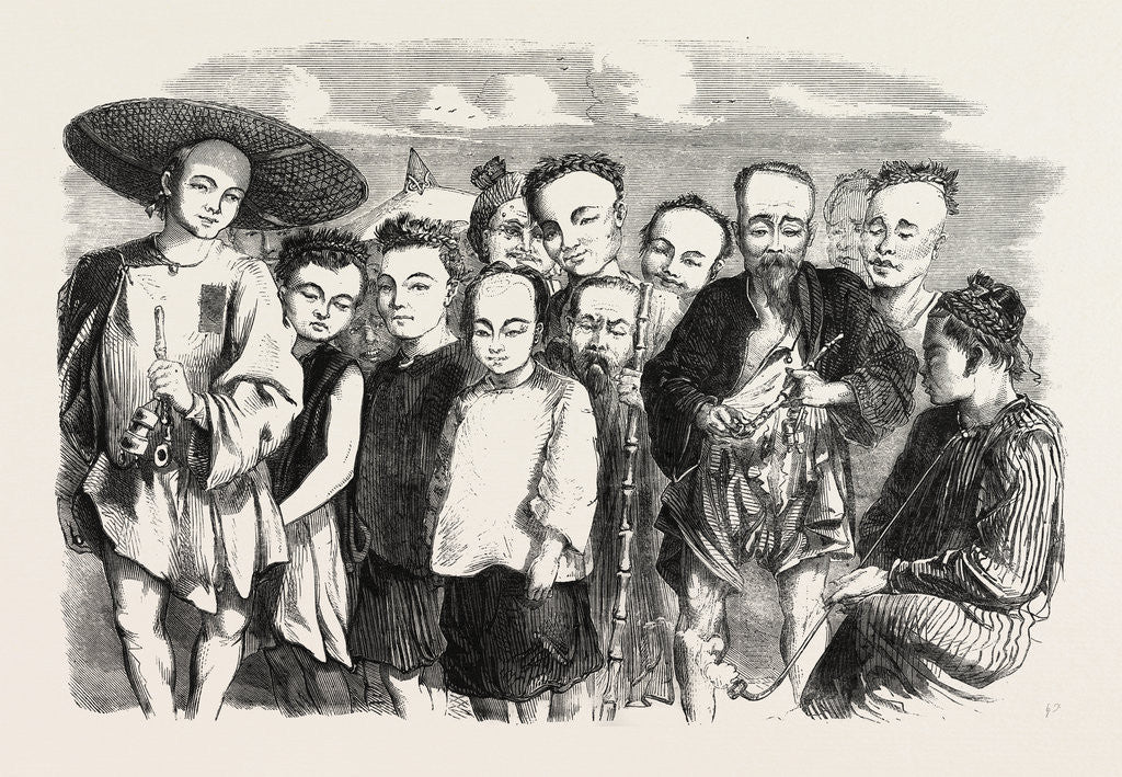 Detail of A Group of Chinese by Anonymous