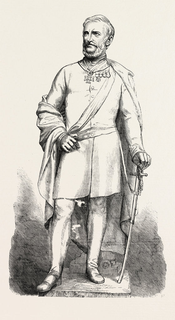 Detail of Statue of the Late General Sir Henry Havelock in Trafalgar Square London UK by Anonymous