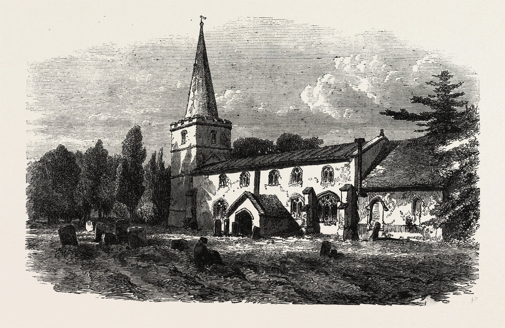 Detail of Madingley Church Near Cambridge UK by Anonymous