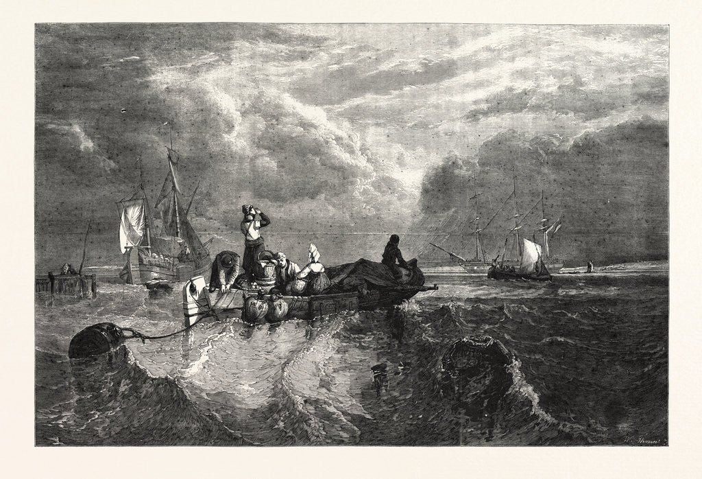 Detail of Market-Boat on the Scheldt, in the South Kensington Museum UK by Anonymous