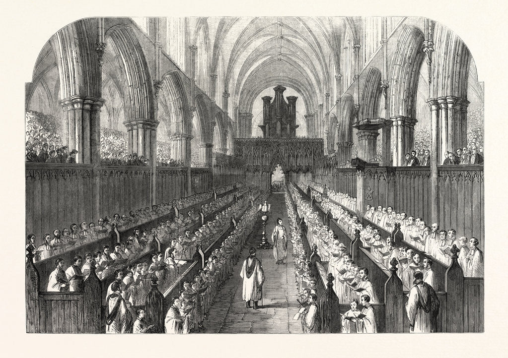Detail of Festival of Parochial Choirs at Southwell Nottinghamshire by Anonymous