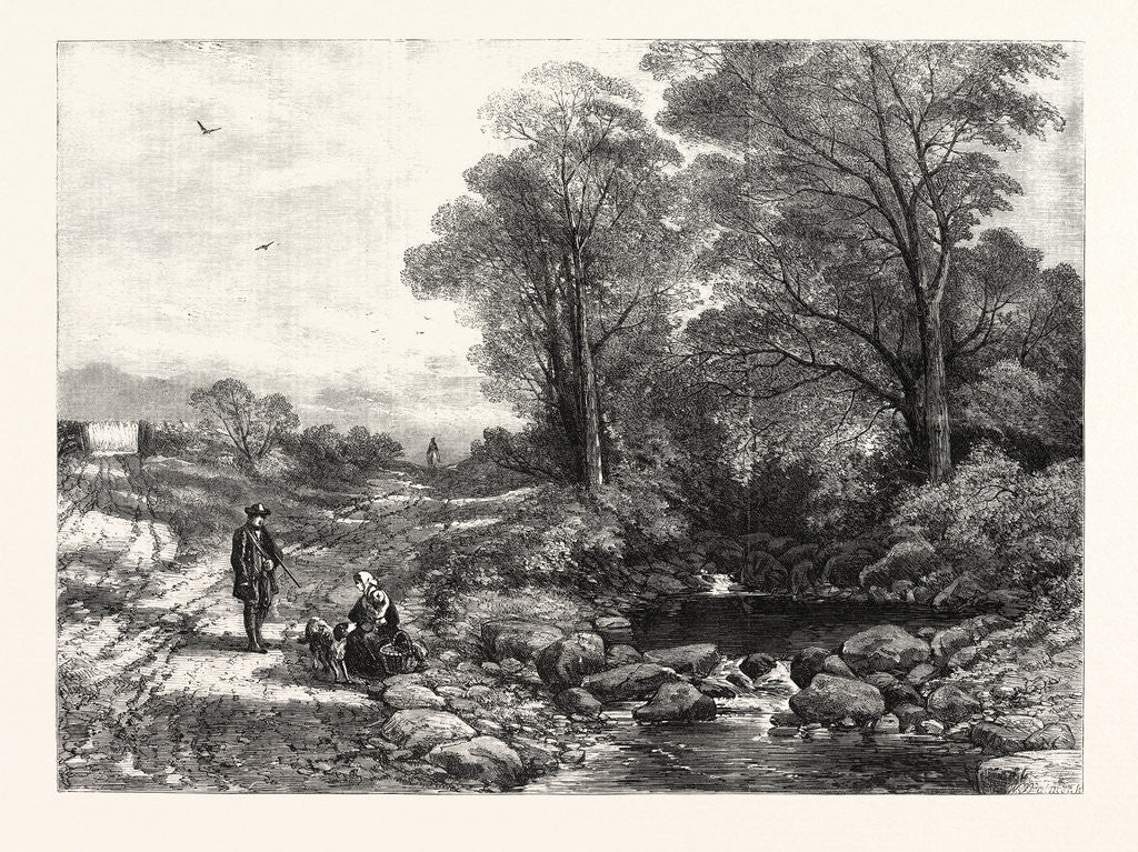 Detail of In the North Countrie, in the Exhibition of the Royal Academy UK by Anonymous