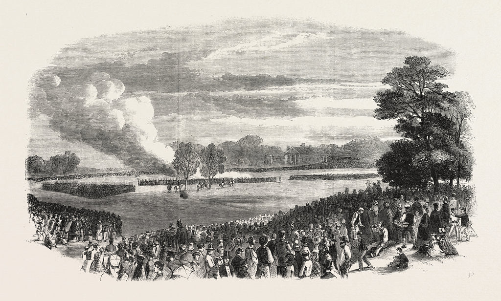 Detail of Volunteer Field-Day in Regent's Park London UK by Anonymous