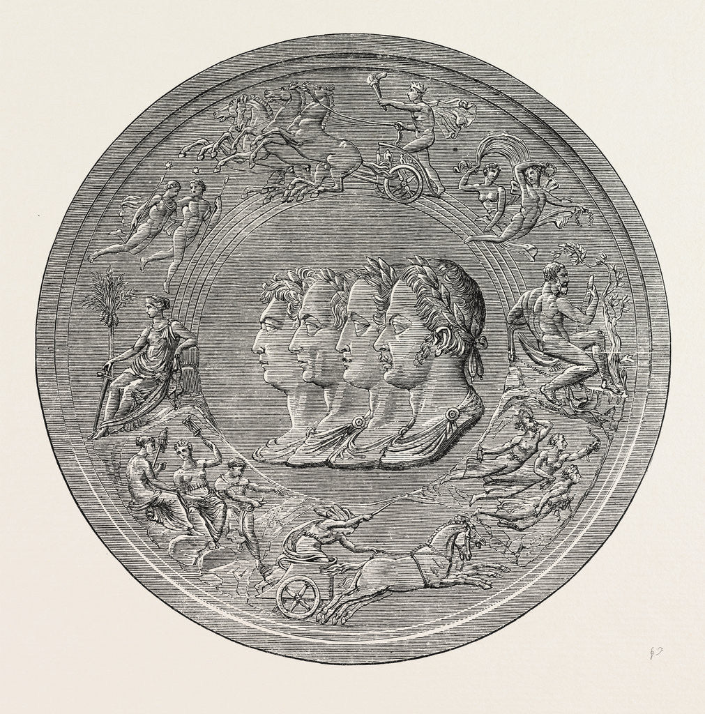 Detail of Pistrucci's Great Waterloo Medal: Obverse by Anonymous