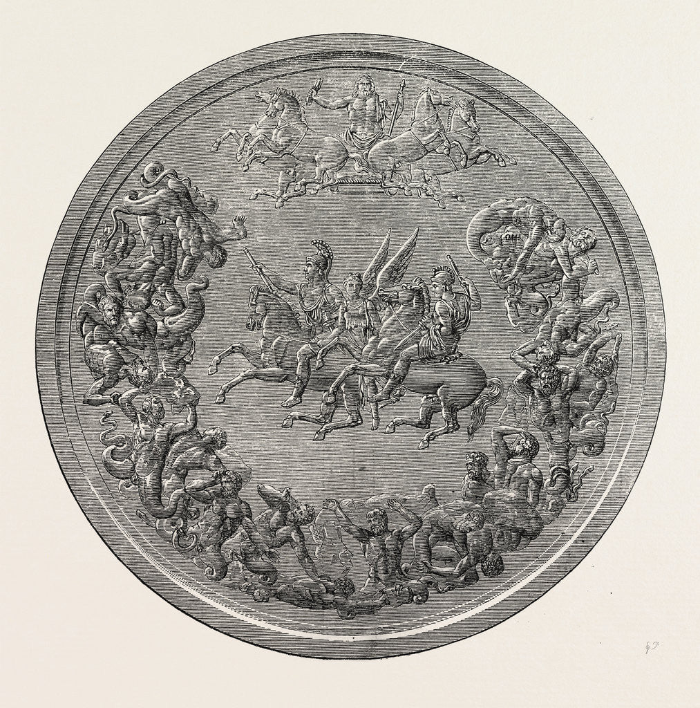 Detail of Pistrucci's Great Waterloo Medal: Reverse by Anonymous