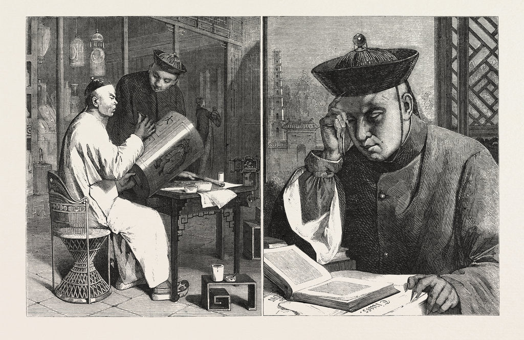 Detail of The Lantern Painter the Occidentalist by Anonymous