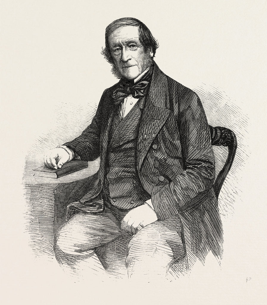 Detail of The Late Lord Campbell by Anonymous