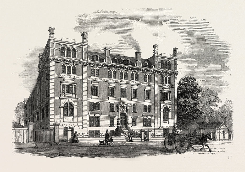 Detail of The British and Foreign School Society's New Training College for One Hundred Mistresses at Stockwell UK by Anonymous