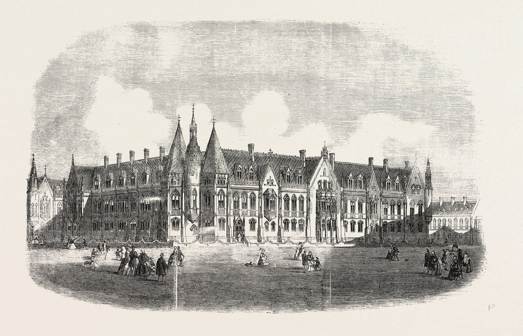 Detail of Sixth Prize Design for the Foreign Department (Messrs. Buxton and Habershon Architects): Premium £100 by Anonymous