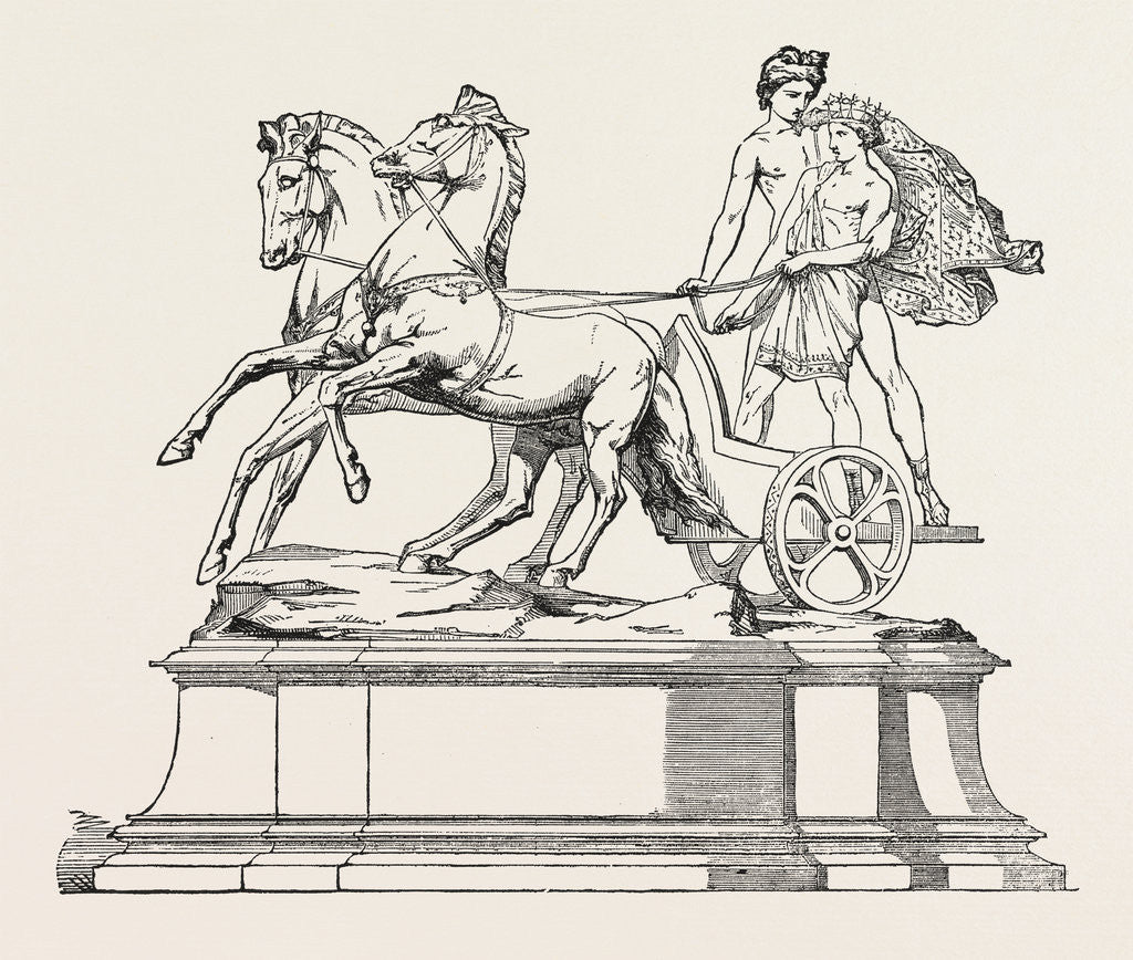 Detail of Goodwood Race Prize: Phaeton and Apollo by Anonymous