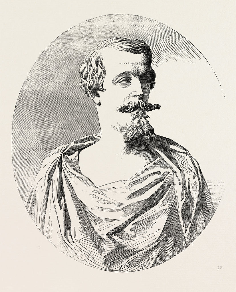 Detail of Mr. Park's Bust of the Emperor of the French 1854 by Anonymous