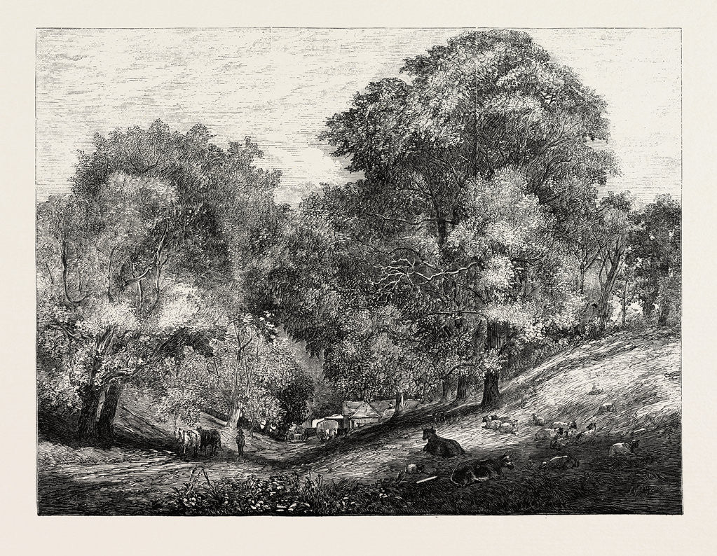 Detail of An Old English Homestead by Anonymous