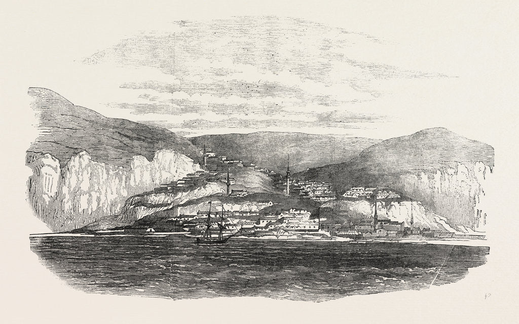Detail of Baltschik on the Coast of Bulgaria 1854 by Anonymous