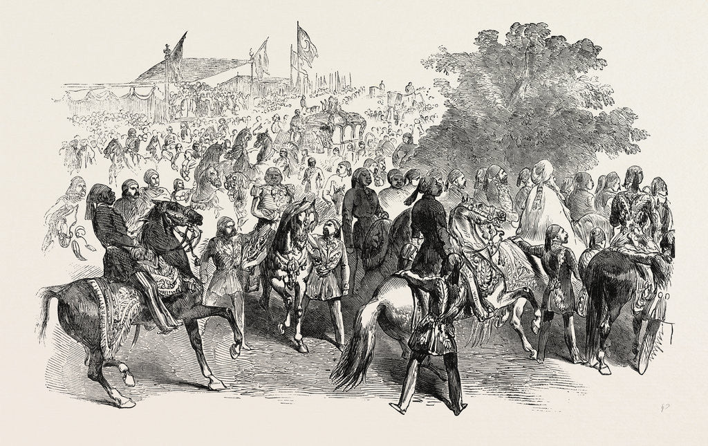 Detail of Marriage Procession of the Sultan's Daughter at Constantinople Istanbul by Anonymous