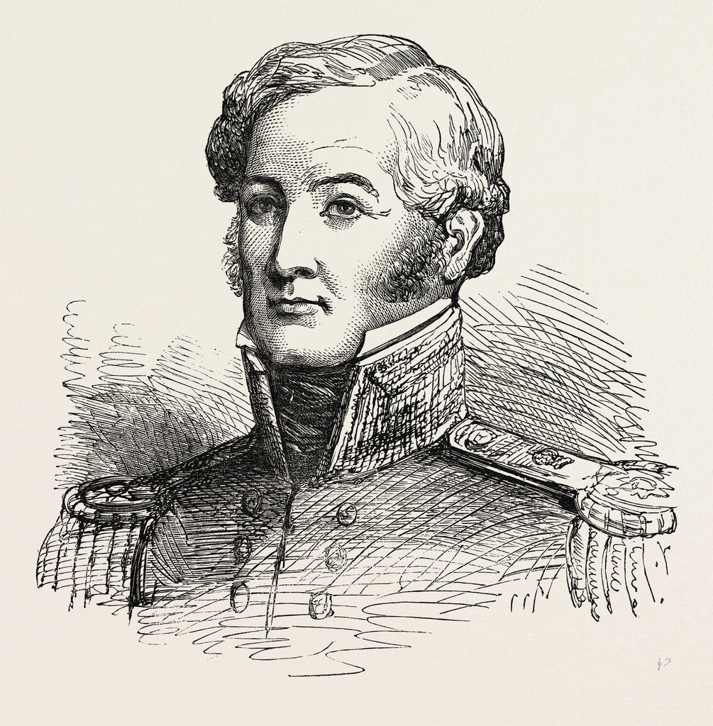 Detail of Rear-Admiral Plumridge (Baltic Fleet) from a Family Painting 1854 by Anonymous