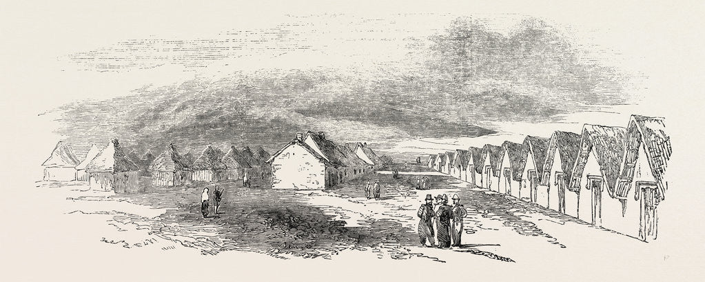 Detail of Sketch of a Portion of the Camp at St. Omer 1854 by Anonymous